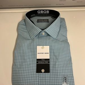 Gbgb plaid blue button down